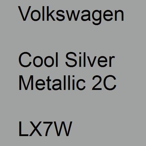 Volkswagen, Cool Silver Metallic 2C, LX7W.